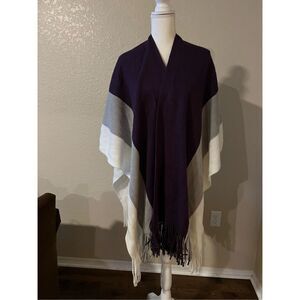 Kimberly.e one size poncho like sweater wrap